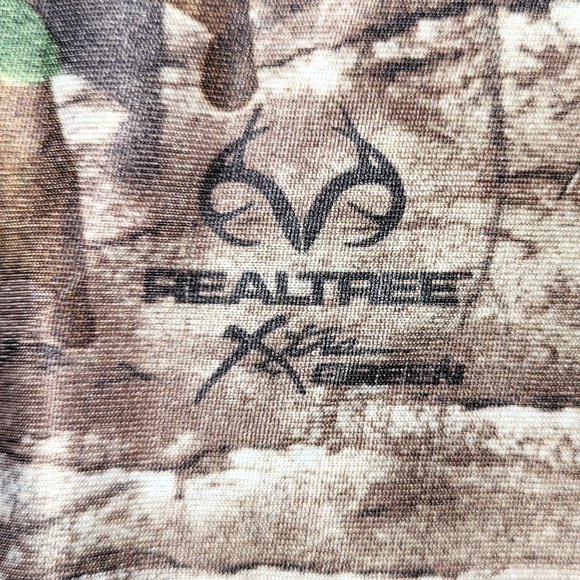 Realtree Xtra Green T-shirt Short Sleeve Camo Pink Horns Logo Ladies Size Small - Picture 4 of 5